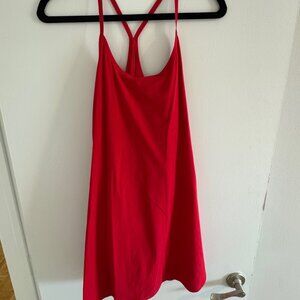 Outdoor Voices Exercise Dress Red Medium